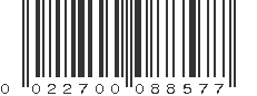 UPC 022700088577