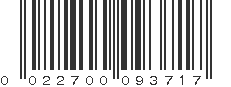 UPC 022700093717