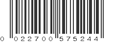 UPC 022700575244