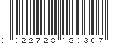 UPC 022728180307