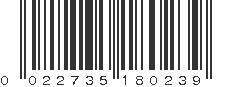 UPC 022735180239