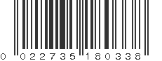 UPC 022735180338