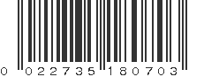 UPC 022735180703