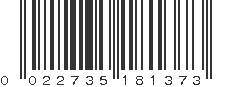 UPC 022735181373