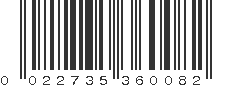 UPC 022735360082