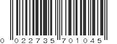 UPC 022735701045