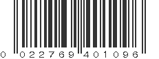 UPC 022769401096