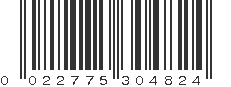 UPC 022775304824