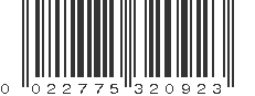 UPC 022775320923