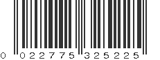 UPC 022775325225