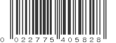 UPC 022775405828