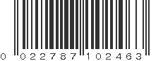 UPC 022787102463