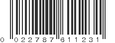 UPC 022787611231