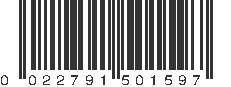 UPC 022791501597