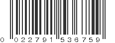 UPC 022791536759