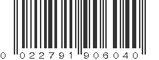 UPC 022791906040