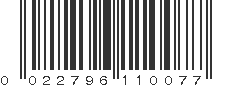 UPC 022796110077