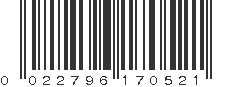 UPC 022796170521