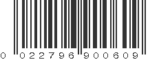UPC 022796900609