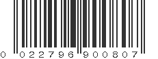 UPC 022796900807