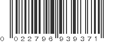 UPC 022796939371