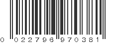 UPC 022796970381