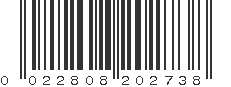 UPC 022808202738