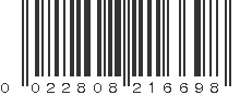 UPC 022808216698