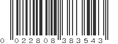 UPC 022808383543