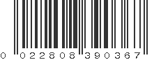 UPC 022808390367