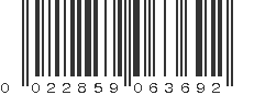 UPC 022859063692