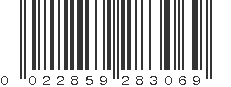 UPC 022859283069