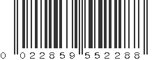 UPC 022859552288