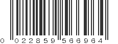 UPC 022859566964