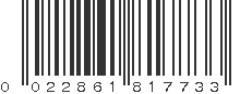 UPC 022861817733