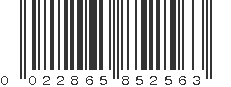 UPC 022865852563