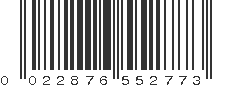 UPC 022876552773
