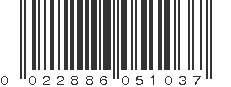 UPC 022886051037