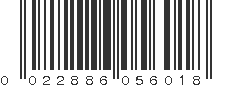 UPC 022886056018