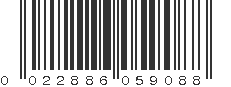 UPC 022886059088