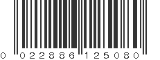 UPC 022886125080