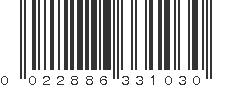 UPC 022886331030