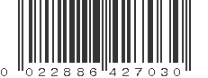 UPC 022886427030