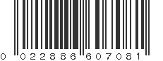 UPC 022886607081