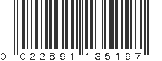 UPC 022891135197