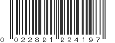 UPC 022891924197