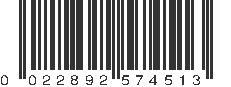 UPC 022892574513