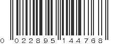 UPC 022895144768