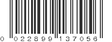 UPC 022899137056