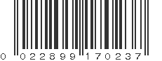 UPC 022899170237